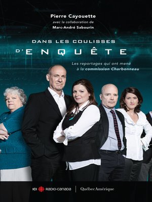 cover image of Dans les coulisses d'Enquête